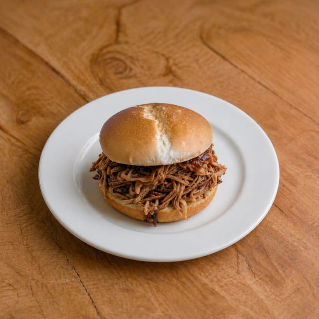 Pulled Pork Sandwich.
