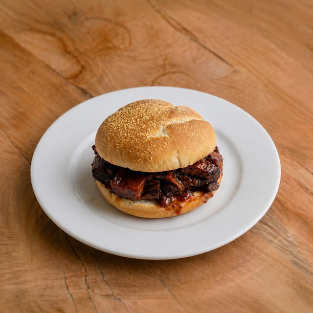 Burnt End Sandwich.