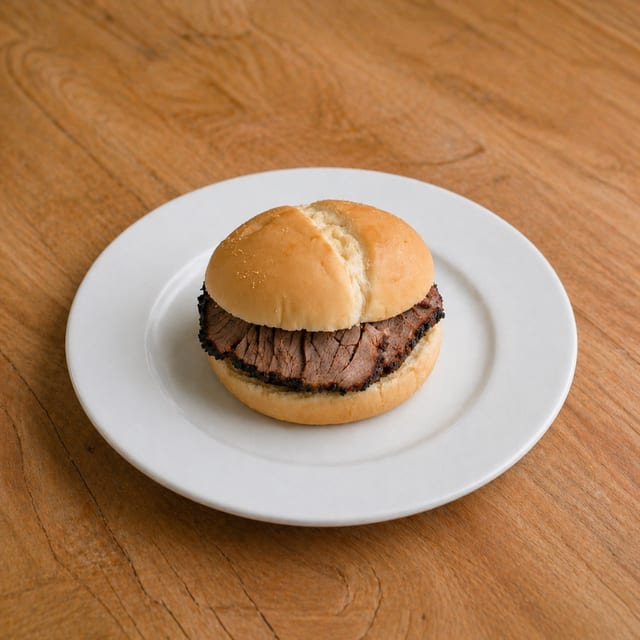 Brisket Sandwich.
